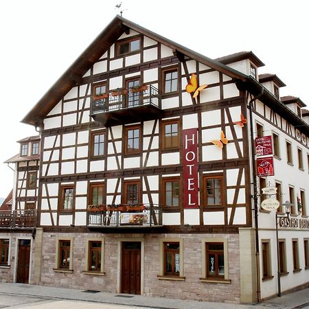 Hotel Deutsches Haus Hammelburg Buitenkant foto