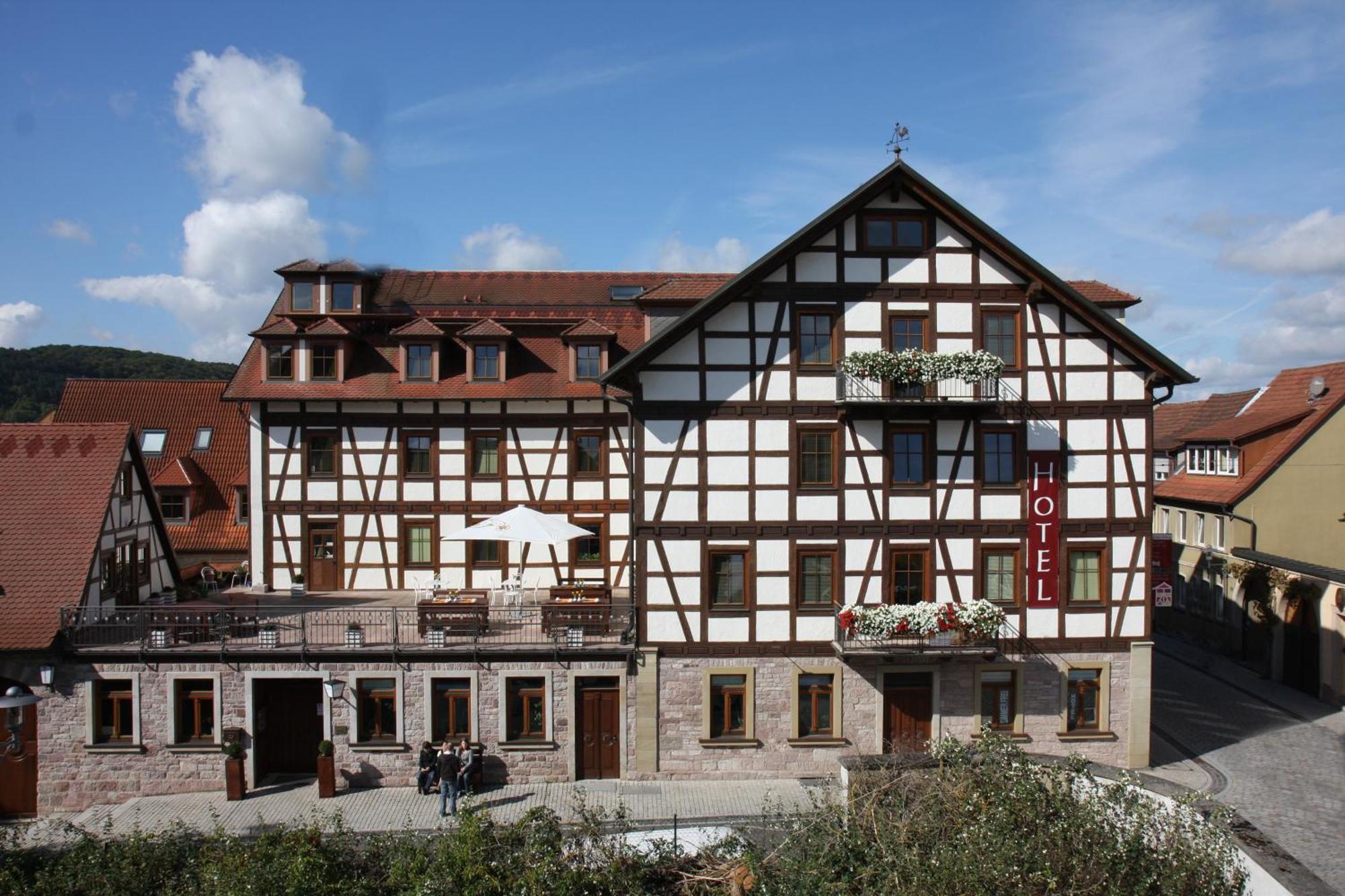 Hotel Deutsches Haus Hammelburg Buitenkant foto