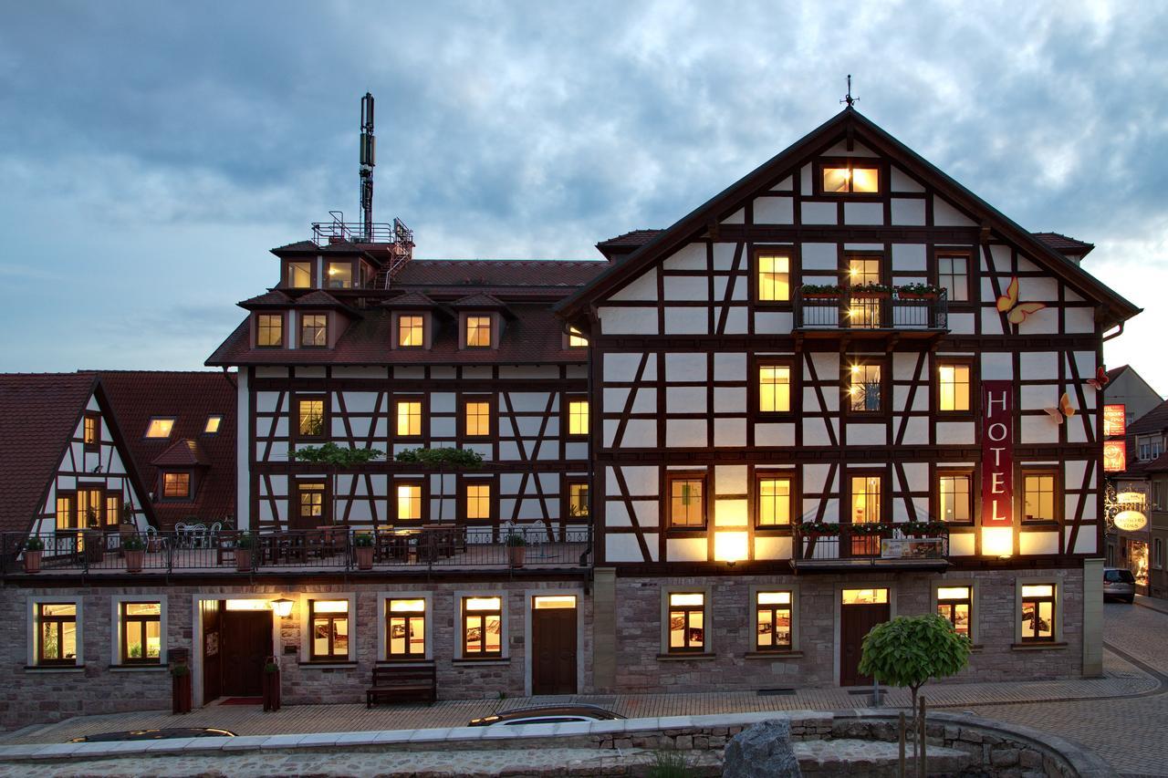 Hotel Deutsches Haus Hammelburg Buitenkant foto